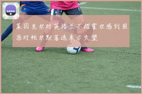 莱因克尔对英格兰不招霍尔感到困惑对帕尔默落选表示失望